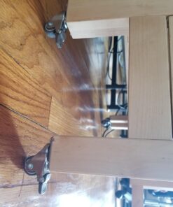 bayite 4 Pack 1" Low Profile Casters Wheels Soft Rubber Swivel Caster with 360 Degree Top Plate 100 lb Total Capacity for Set of 4 (2 with Brakes & 2 Without) 47 71mj8 3IVL