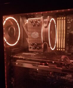 Cooler Master Hyper 212 Black CPU Air Cooler, SickleFlow 120 Edge Fan, Aluminum Top Cover, 4 Copper Heat Pipes, CryoFuze, 152mmTall,Brackets AMD Ryzen AM5/AM4, Intel LGA1700/1200 (RR-S4KK-25SN-R1) 56 71mlgwNAlsL