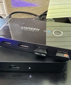 UGREEN USB Switch Selector 2 Computers Sharing 4 USB Devices USB 2.0 Peripheral Switcher Box Hub for Mouse Keyboard Scanner Printer PCs with One-Button Swapping and 2 Pack USB A to A Cable 54 71mlmFODSsL