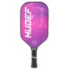 HUDEF Pickleball Single Paddle, Lightweight Graphite Carbon Fiber Face Pickleball Paddle Racquet Rackets Elongated Pickleball Paddles,Honeycomb Core,Cushion Comfort Grip USAPA Approved HB2.0-Purple 33 71mnM3gJhDL