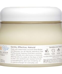 Burt's Bees Baby Diaper Balm, Multipurpose Healing Ointment Softens & Calms Dry Skin, Eczema Safe, with Shea Butter, Plant Based Formula, Pediatrician Tested, 7.5 Oz 7.5 Ounce (Pack of 1) 46 71mniezt6vL 1