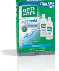 Alternative view of Opti-Free Puremoist Multi-Purpose Disinfecting Solution with Lens Case, 20 Fl Oz