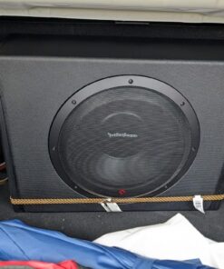 Rockford Fosgate Punch P300-12 Single 12" 300-Watt Amplified Subwoofer in Enclosure - Black 12 Inches Standard Packaging 44 71mp4P1vMSL