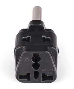 OREI South Africa Power Adapter - Type M Plug Adapter Compatible with South Africa, Botswana, Namibia & More - 2 in 1 US to South Africa Power Adapter - CE Certified, RoHS Compliant 2 Pack,Black Color Type M - South Africa 11 71mprOAHQ3L