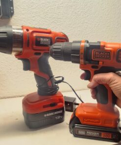 BLACK+DECKER 20V MAX Cordless Drill and Driver, 3/8 Inch, With LED Work Light, Battery and Charger Included (LDX120C) Drill/Driver Only 48 71mtAfMR7ML
