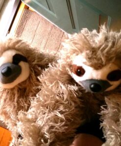 Wild Republic Cuddlekin Three Toed Sloth 12" Plush, Cuddlekins (12257) 49 71muKpQwA5L