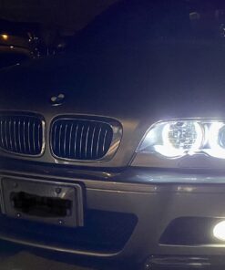 iJDMTOY 7000K Xenon White 264-SMD LED Angel Eyes Halo Ring Lighting Kit Compatible with BMW E36 E46 3 Series E39 5 Series E38 7 Series (Fit Xenon Trim ONLY) 50 71muZ3AUh9L
