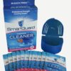 SmartGuard Premium Cleaner Crystals & Cleaning Case -(110 Cleanings)- Removes Stain, Plaque, & Bad Odor from Clear Braces, Dentures, Night Guards, Mouth Guard, & Retainers. 25 71mvz8qnruL