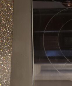 Capparis Kitchen Silicone Stove Counter Gap Cover, Easy Clean Heat Resistant Wide & Long Gap Filler, Seals Spills Between Counter, Stovetop, Oven, Washer & Dryer, Set of 2 (21 Inches, Black) 21 Inches 65 71mw7zLWwAL