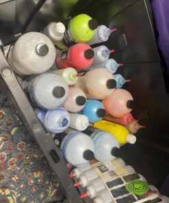 New Star Foodservice 26269 Squeeze Bottles Plastic, Wide Mouth with Caps, 32 oz, Clear, Pack of 6 32 oz 6-Pack 27 71mwzwDqWFL