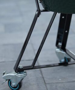 Rolling Cart Rolling Nest for Large Kamado Grills, Big Green Egg Accessories Powder Coated Best Casters 17 71mx49oDMML