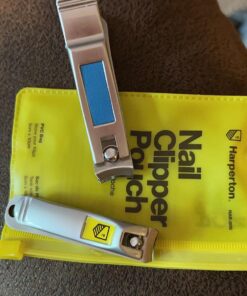 Nail Clippers Set - 2 Pack Stainless Steel Ingrown Toenail Tool, Professional Fingernail & Toenail Clippers for Thick Nails (Pedicure Nail Clippers) Silver 51 71mxp3SmsqL 1