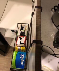 SimpleHouseware Over Cabinet Door Organizer, Mesh Bronze Brown 44 71my3pVJ4L