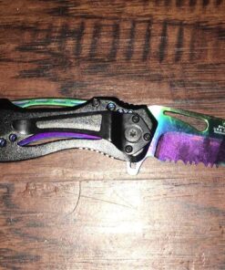 Tac Force- TF-705 Series - Bottle Opener, Glass Punch and Pocket Clip, Tactical, EDC, Rescue Rainbow 52 71myFb8OsCL