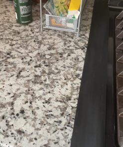 Silicone Stove Counter Gap Cover / Filler by Kindga 25" Long, Sealing Spills Between Kitchen Appliances Washing Machine and Stovetop, Set of 2 (Black) 25" Black 38 71mzCgmlC L