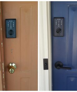 Schlage F10 V LAT 622 Latitude Door Lever, Hall & Closet Passage Lock, Matte Black Standard 26 71mzU1cdN0L