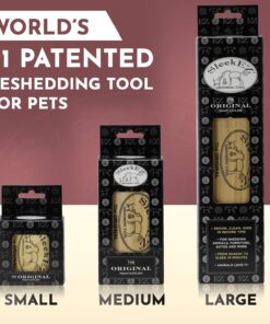 Alternative view of SleekEZ Original Deshedding Grooming Tool for Dogs, Cats & Horses - Undercoat Brush for Short & Long Hair - Painlessly Remove 95% of Loose Hair, Fur & Dirt - Easy to Clean - USA Made - (2.5 inch) 2.5 Inch (Pack of 1)