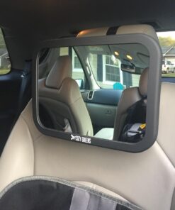 Shatterproof Baby Car Mirror, Fully View Infant in Rear Facing Car Seat - Newborn Safety, Crash Tested & Extra Wide, Crystal Clear, 100% Lifetime Satisfaction Guarantee, Easy Install by Cozy Greens 40 71n papYXTL
