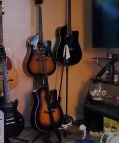 Pyle Foldable Tripod Microphone Stand - Universal Mic Mount and Height Adjustable from 37.5'' to 65.0'' Inch High w/ Extending Telescoping Boom Arm Up to 28.0'' - Knob Tension Lock Mechanism PMKS3 26 71n2PBB7m6L