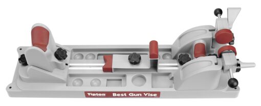 Tipton Best Gun Vise for Cleaning, Gunsmithing and Gun Maintenance Red/Grey