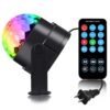 Sound Activated Party Light, Spriak Disco Light Disco Ball - Remote Control, 7 Modes - Best Dj Dance Lamp Strobe Lights for Birthday Xmas Festival Parties, Stage Bar Club Room House Karaoke Wedding plug-in disco light 8 71n31UdNFL