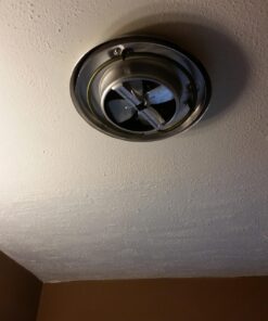 Broan-NuTone 157 Low-Profile Fan-Forced Ceiling Heater, Enclosed Sheath Element for Bathroom, Kitchen, and Home, Standard, Satin Aluminum 33 71n3bP8vF8L