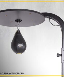 Everlast Steel Heavy Punching Bag Stand Workout Equipment for Kickboxing, Boxing, and MMA Training with 3 Plate Pegs and 100 Pound Capacity Black 46 71n3zfSdNXL