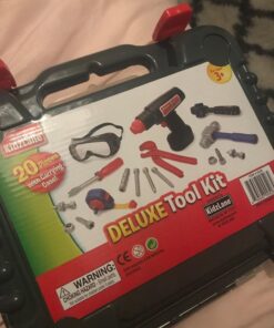 Kidzlane Tool Set for Toddlers & Kids | 20pcs Toy Tools with Electronic Cordless Drill and Tool Box | Play Tool Kit for Kids & Toddler Boys & Girls | Kids Tool Kit 19 Pieces | Kids Tool Box 41 71n522qQUML 3