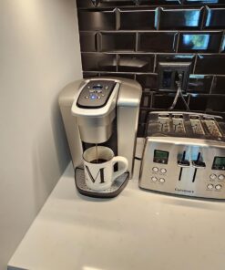 Keurig K-Elite Single-Serve K-Cup Pod Coffee Maker, Brushed Silver 50 71n5EaqPHLL