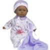 La Baby Boutique Hispanic 11 inch Small Soft Body Baby Doll dressed in Purple for Children 12 Months and older Purple Hispanic 2 71n5utG1oRL