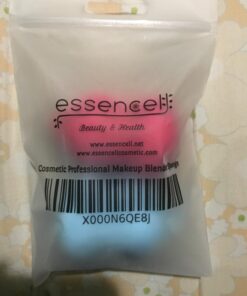 Essencell Cosmetic Pro Makeup Blender Sponges 2pc Pack - Easily Blend Liquid Foundation,Highlight and Contour-Flawless Sponge Applicator 2 Count (Pack of 1) 29 71n6VZ5j1QL