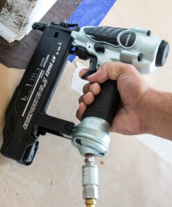 Metabo HPT Brad Nailer Kit | Pro Preferred Brand of Pneumatic Nailers | 18 Gauge | Accepts 5/8 to 2-Inch Brad Nails | Ideal for Trim Work, Furniture Building & Other Finish Applications | NT50AE2 NT50AE2 Only 24 71n6j7IazEL