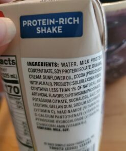 Atkins Chocolate Banana Protein Shake, 15g Protein, Low Glycemic, 4g Net Carb, 2g Sugar, Keto Friendly, 12 Count 16 71n6yYhvWcL
