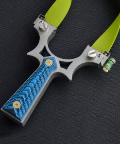 Tongtu Stainless Steel Slingshot with 2 Rubber Bands 50 Slingshot Ammos for Hunting Adult Outdoor Catapult Slingshot with Sight blue 12 71n7d DgSYL