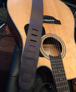 D'Addario Accessories Leather Guitar Strap - Guitar Accessories - Electric Guitar Strap, Acoustic Guitar Strap, Acoustic Electric Guitar Strap & Bass Guitar Strap - Classic Style - Brown Basic Brown 15 71n907tENL