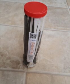 Cable Matters Assorted Zip Ties - 200-Pack 6, 8, 12-Inch Nylon Cable Ties for Indoor & Outdoor Use - Self-Locking Wire Ties in Black & White 40 71n9K1Wg4NL 1