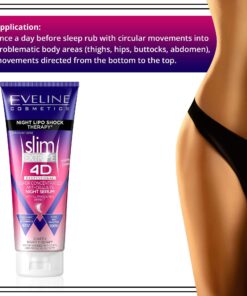 Eveline Slim Extreme 4D Cellulite Cream - Night Lipo Shock Therapy, 250ml for All Skin Types 23 71nAP0KZ2ML