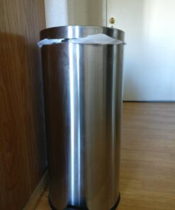 Honey-Can-Do TRS-01886 30-Liter and 3-Liter Stainless Steel Garbage Can Combo 8 71nAn3h2dL