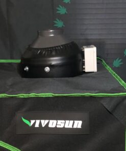 VIVOSUN Z4 4 Inch Inline Duct Fan, 203 CFM Ventilation Fan with Variable Speed Controller for Grow Tent, Indoor Garden Ventilation, Black 46 71nCXmaBFoL
