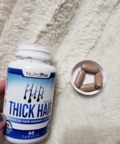 Thick Hair Growth Vitamins– Hair Growth Pills With DHT Blocker Stimulates Faster Hair Growth for Weak, Thinning Hair–Biotin Hair Supplements with Keratin & Collagen Helps Men&Women Grow Perfect Hair. 60 Count (Pack of 1) 42 71nCqlqlLnL