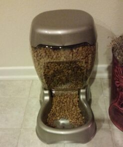 Petmate Pet Cafe Feeder Dog and Cat Feeder Pearlescent Colors 3 Sizes, Made in USA 6 lb. Pearl Tan 43 71nD76ZX3nL