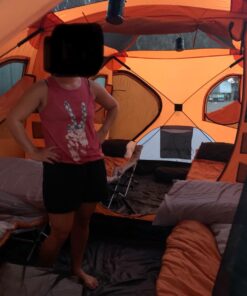 Alpcour Folding Camping Cot – Deluxe Collapsible Single Person Bed in a Bag w/Pillow for Indoor & Outdoor Use – Ultra Lightweight, Comfortable, Heavy Duty Design Holds Adults & Kids Up to 300 Lbs Grey 35 71nDLbalCXL