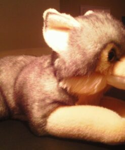 Aurora® Adorable Miyoni® Wolf Stuffed Animal - Lifelike Detail - Cherished Companionship - Gray 16 Inches 31 71nEra9T fL