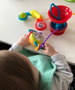 Grapple, Suction Cup Toys Holder for High Chair , Stroller and Teething Toys for Babies 6-12 Months. One of Your Baby Must Haves! Red 40 71nFr DgjL