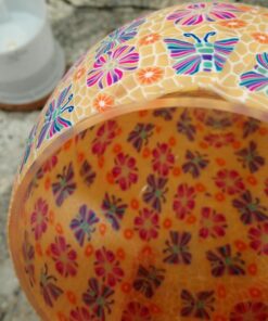 280ml Colorful Essential Oil Diffuser, Aromatherapy Ultrasonic Humidifier - Handmade Glass, BPA Free, 7 Color LED, Waterless Auto-Off, Timer Setting 24 71nG qWjX8L