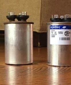 GE Genteq Replacement for Capacitor 30/5 uf 370 volt 97F9833, 370V, 30/5 MFD, Dual Run, Round Capacitor 23 71nGPoIwFcL