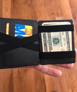 Jaimie Jacobs Flap Boy Slim Magic Wallet Genuine Leather RFID Blocking Black with Black Elastic 30 71nHDqjP2nL