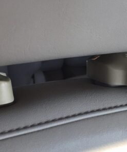 IPELY Universal Car Vehicle Back Seat Headrest Hanger Holder Hook for Bag Purse Cloth Grocery (Dark Beige -Set of 2) Dark Beige 34 71nHHMfBZdL