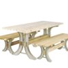 2x4basics 90182ONLMI Custom Picnic Table Kit, Sand 1 17 71nHsEO1fIL