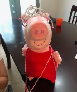 Peppa Pig Hug N' Oink Plush Stuffed Animal Toy, Large 12" - Press Peppa's Belly to Hear Her Talk, Giggle & Oink - Ages 18+ Months 28 71nHv4oURSL